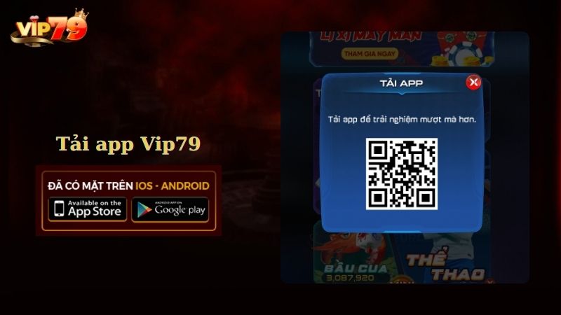 Hướng dẫn tải app Vip79